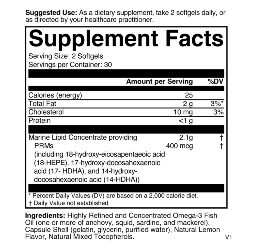 SPM NUTRITIONAL FRONTIERS