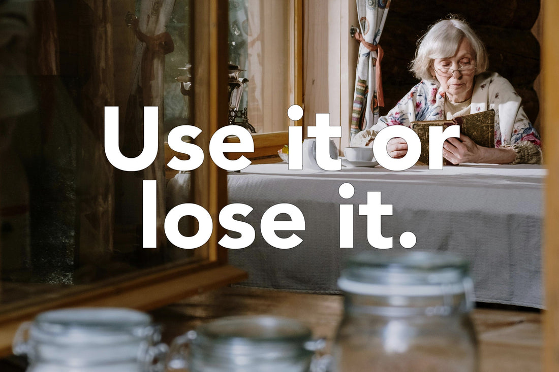 Use It Use it or lose it. – Ask Joe DiMatteo