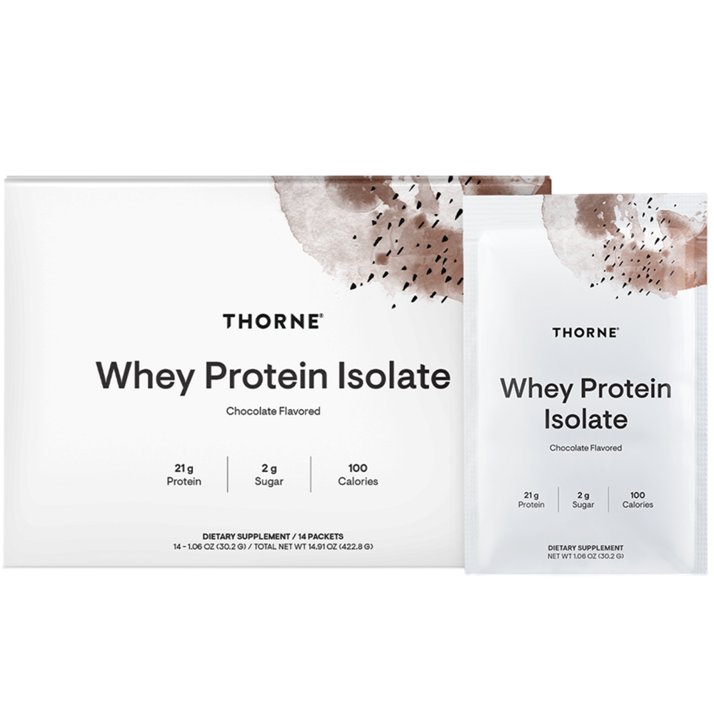 Whey Protein Isolate Packets by Thorne Chocolate