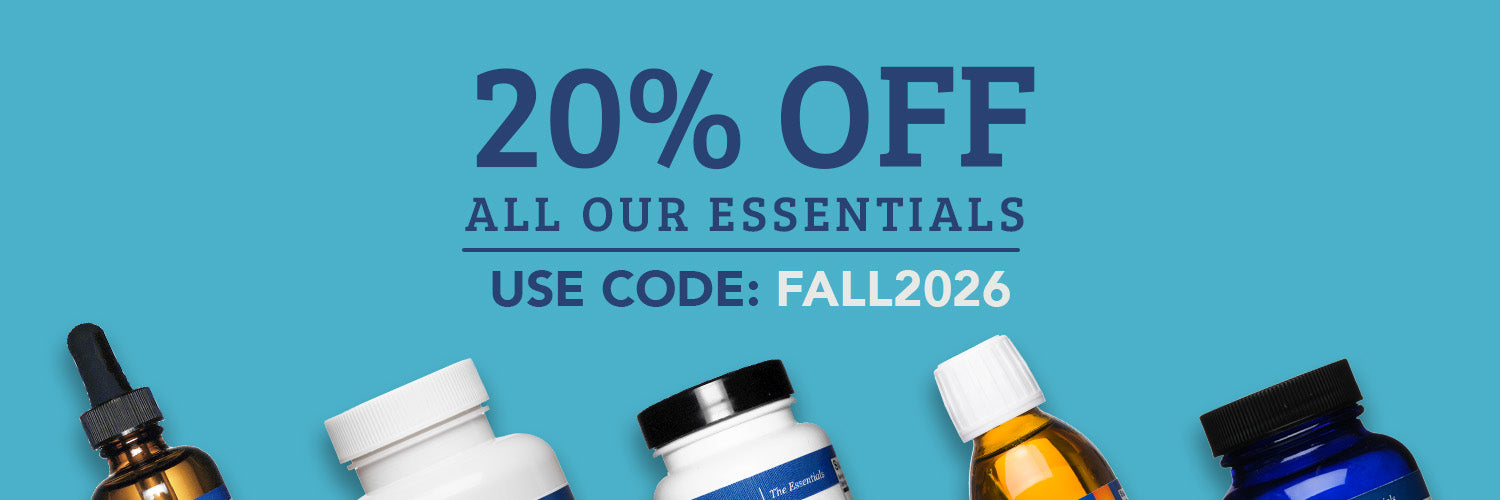 Save 20% on all Essentials products!