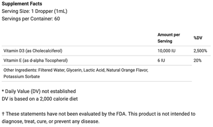 Liposomal D-3 (10,000 iu)