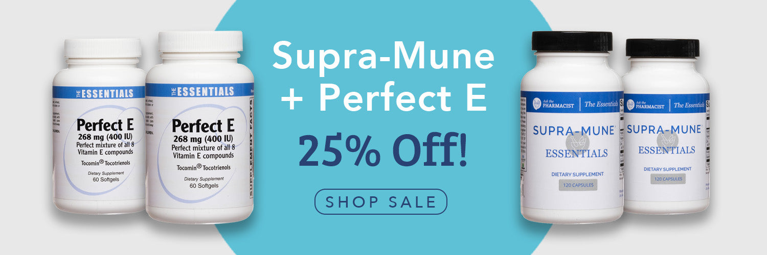 Perfect E and Supra-Mune are 25% Off!