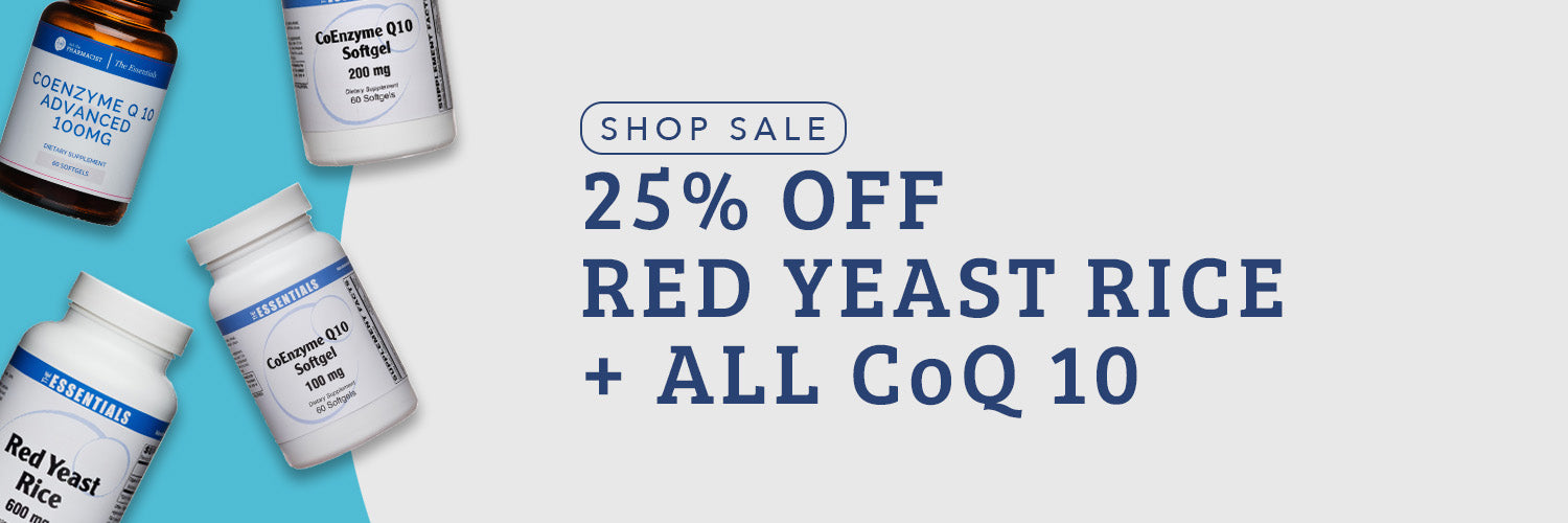Save 25% on Red Yeast Rice & CoQ 10!