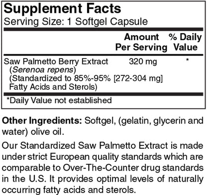 Saw Palmetto (320mg)