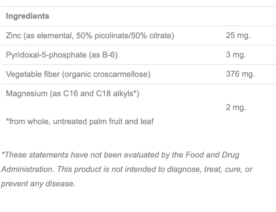 Zinc Essentials Plus