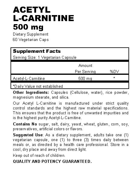 Acetyl L-Carnitine