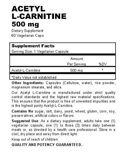 Acetyl L-Carnitine