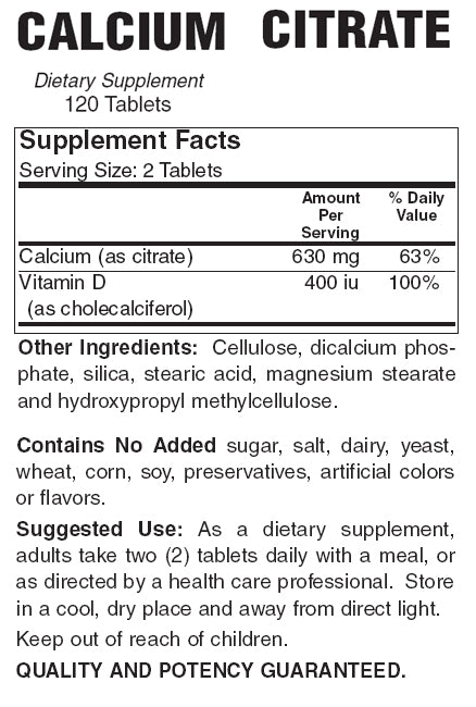 Calcium Citrate