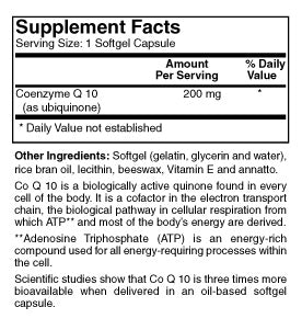 Coenzyme Q 10 Softgel (200 mg)