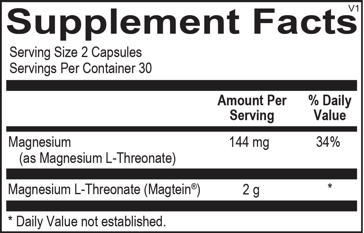 MAG Threonate-Magnesium specially formulated for the brain!