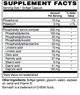 Phosphatidyl Serine Complex