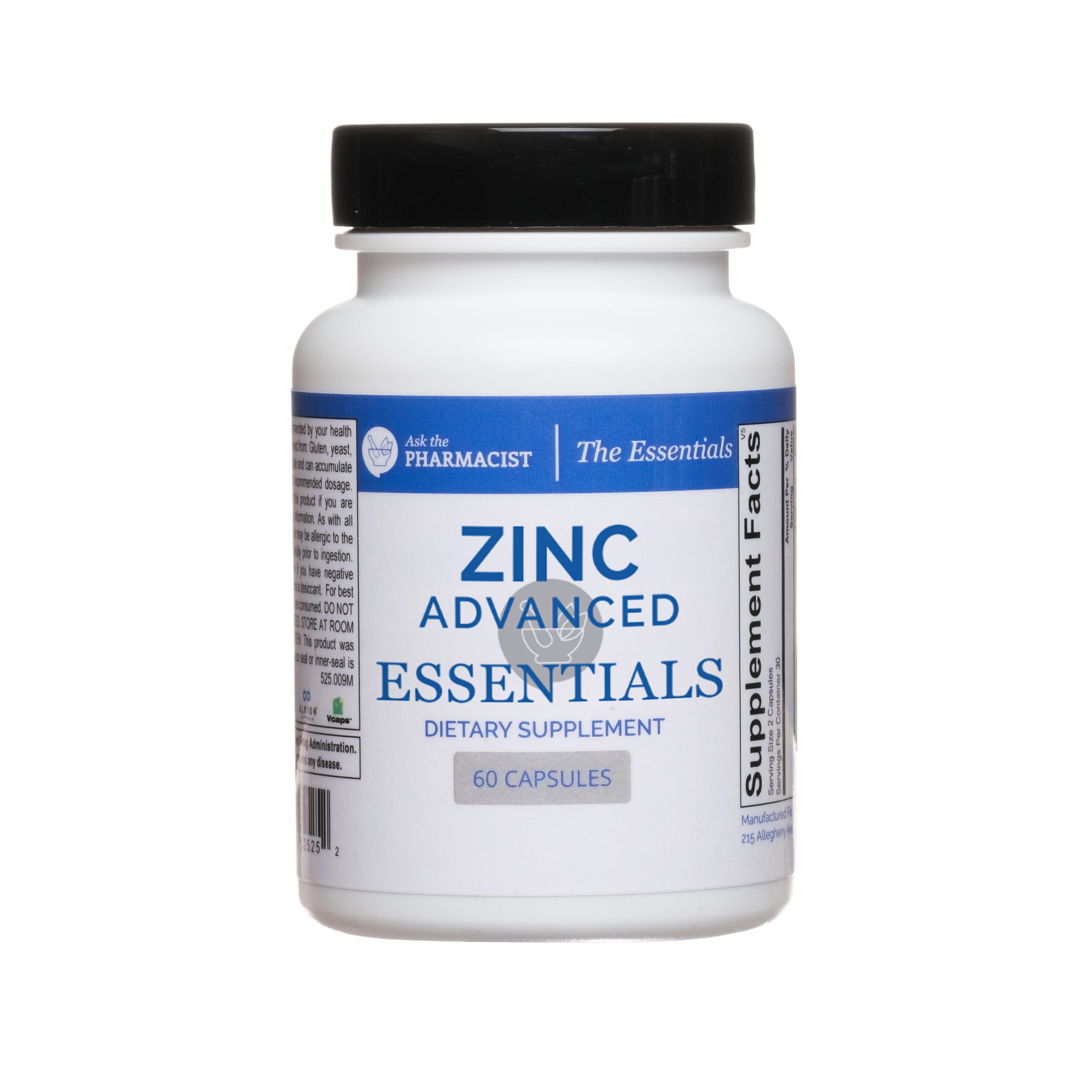 Zinc Advanced Essentials: High-Absorption 54mg Zinc Glycinate