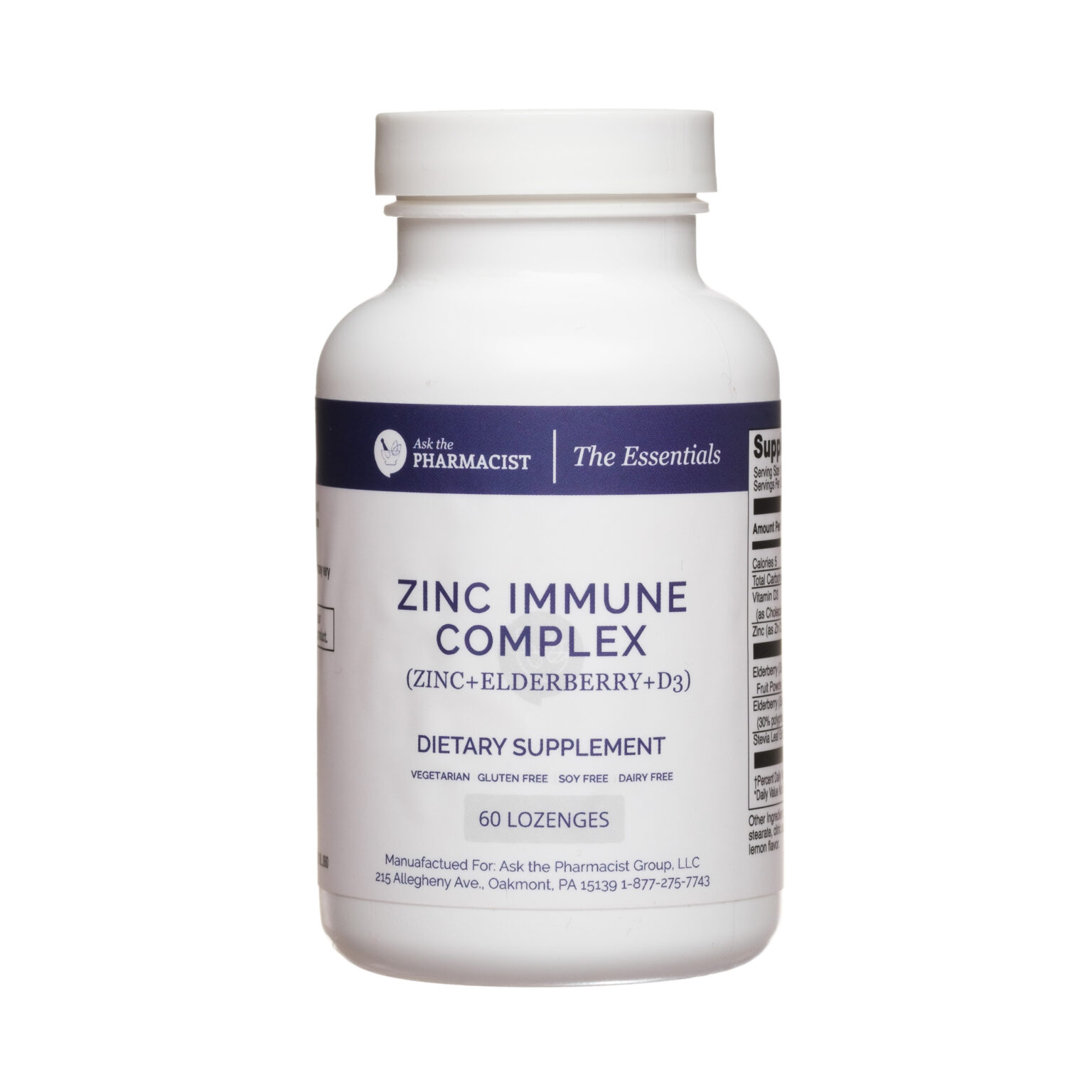 Zinc Immune Complex Lozenges (ZincElderberryD3) Ask Joe DiMatteo